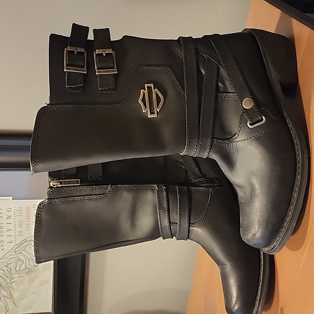 Harley-Davidson Black Combat & Moto Boots
